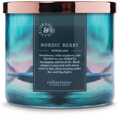 Colonial Candle Travel sojų kvapo žvakė - Nordic Berry