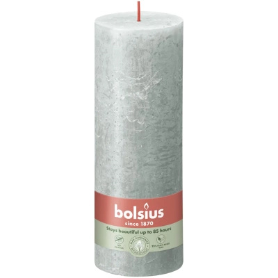 Bolsius trunk solid candle rustic post Rustic Shine 190/68 mm 19 cm - Jade Green Jade Green