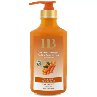 Shampoo for dry and colored hair with sea buckthorn and Dead Sea minerals 780 ml Health & Beauty