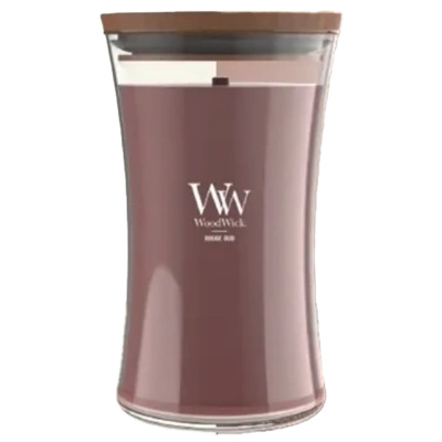 Candela profumata grande WoodWick con stoppino in legno da 610 g - Rouge Oud