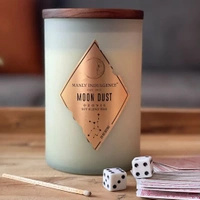 Masculine soy scented candle Moon Dust Colonial Candle