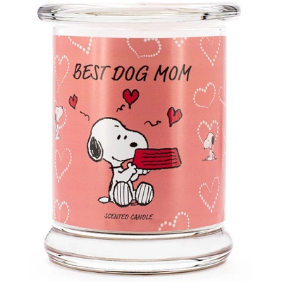 Bougie parfumée cadeau pour un propriétaire de chien Snoopy Best Dog Mom Peanuts 250 g