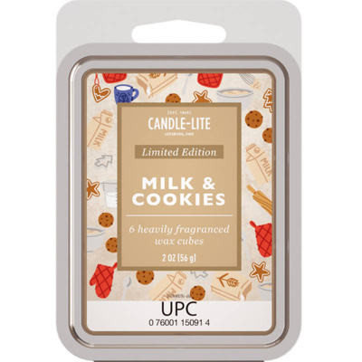 Cire parfumée biscuit de Noël Milk Cookies Candle-lite 56 g