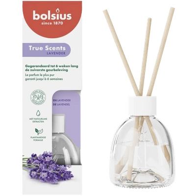 Bolsius True Scents vonné tyčinky do difuzéru 60 ml - Levandule Levandule