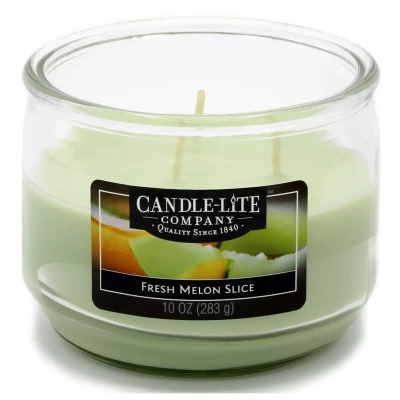 Vonná svíčka přírodní se 3 knoty Fresh Melon Slice Candle-lite