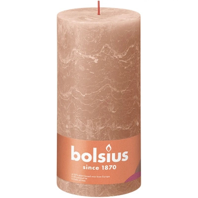 Bolsius Rustic rustieke stompkaars XXL Glans 200/100 mm 20 cm - Roomkleurig Karamel Roomkleurig Karamel