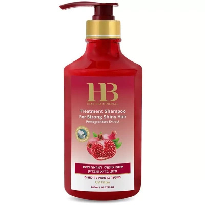 Shampoo für trockenes und strapaziertes Haar mit Granatapfel und Mineralien aus dem Toten Meer 780 ml Health & Beauty