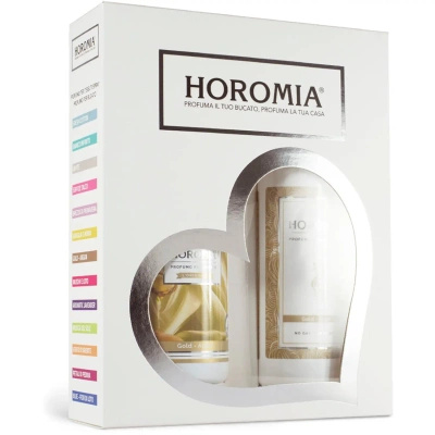 Coffret cadeau parfum de lessive et parfum pour textiles Gold Argan Horomia 2 pcs. x 250ml