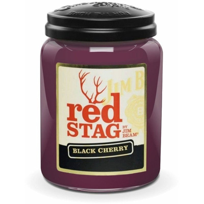 Duża świeca zapachowa w szkle - Jim Beam Red Stag® Candleberry