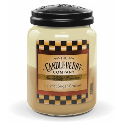 Candleberry large scented candle in jar 570 g - Harvest Sugar Cookie™