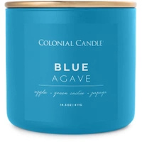 Ароматическая свеча соевая в стакане с тремя фитилями - Blue Agave Colonial Candle