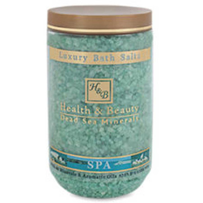 Натуральная соль для ванн Мёртвого моря и органические масла Зеленое яблоко 1200 г Health & Beauty