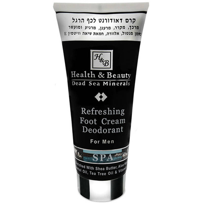 Refreshing foot cream for men with Dead Sea minerals 200 ml Health & Beauty