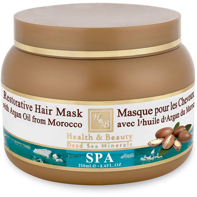 Masque capillaire à l'huile d'argan et aux minéraux de la Mer Morte 250 ml Health & Beauty