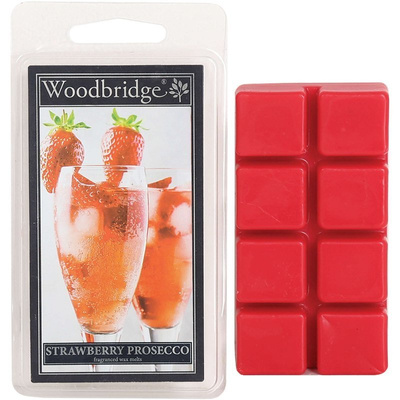 Vonný vosk Woodbridge jahoda kostki 68 g - Strawberry Prosecco