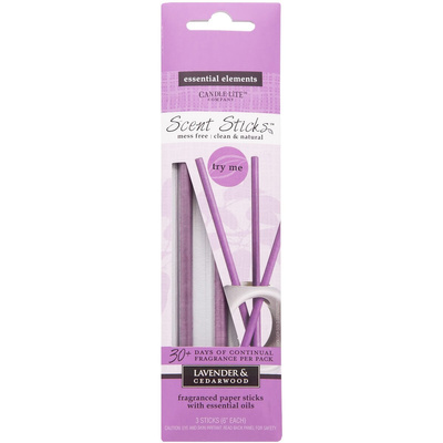 Vonné tyčinky Scent Sticks Levandule - Lavender Cedarwood Candle-lite