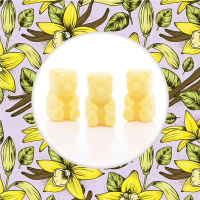 Wax melts soy scented teddy bears - French Vanilla Ted Friends