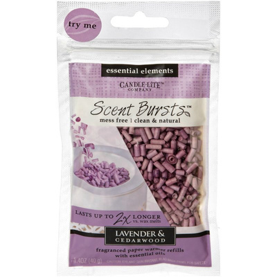 Kvepiantis popierius aromaterapija Scent Bursts - Lavender Cedarwood Candle-lite