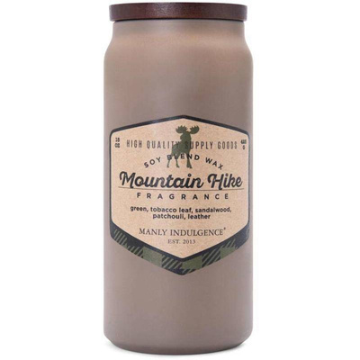 Soy scented candle for men Moutain Hike Colonial Candle