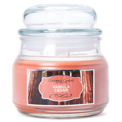 Colonial Candle medium scented Terrace jar candle 9 oz 255 g - Vanilla Cedar