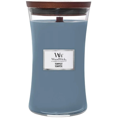 WoodWick large scented candle with wooden wick 21.5 oz 610 g - Tempest