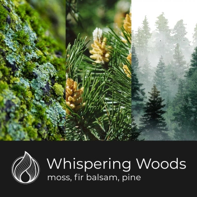 Candle World sojowa świeca zapachowa 3 knoty Whispering Woods Las 460 g