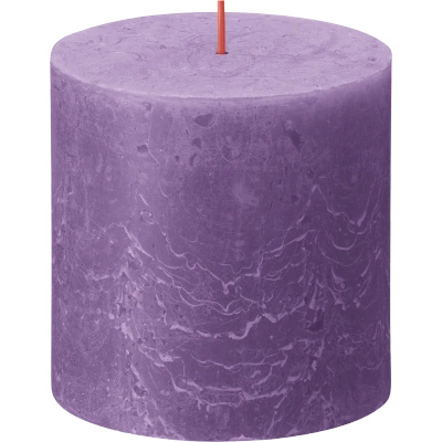 Bolsius trunk candle Rustic Shine 100/100 mm - Intense Vibrant Violet