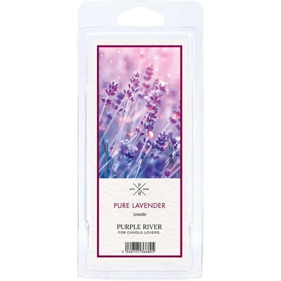 Cire parfumée de soja pour brûle-parfum lavande Pure Lavender Purple River 50 g