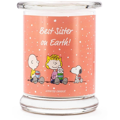 Snoopy Cadeau sœur bougie Best Sister on Earth! Peanuts 250 g