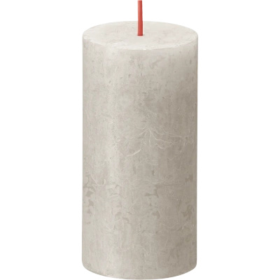 Bolsius trunk candle Rustic Shine 100/50 mm - Gray Sand