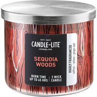 Geurkaars natuurlijke met 3 lonten - Sequoia Woods Candle-lite