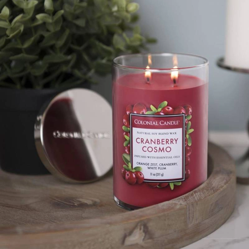 Candela profumata soia con olii essenziali Apple Allspice Colonial Candle 