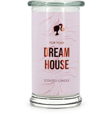 Potje Barbie geurkaars Dreamhouse 400 g lindebloesem
