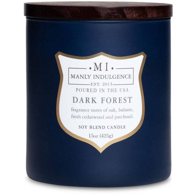 Sojowa świeca zapachowa męska drewniany knot Colonial Candle - Dark Forest
