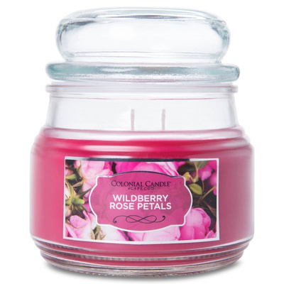 Candela profumata alla rosa Colonial Candle - Wildberry Rose Petals