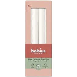 Vela de mesa 8 piezas 170x20 mm