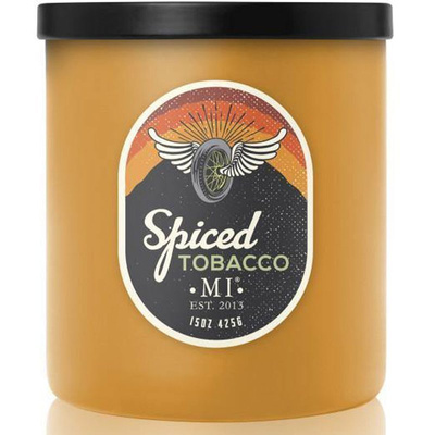 Soja Duftkerze für Herren Spiced Tobacco Colonial Candle