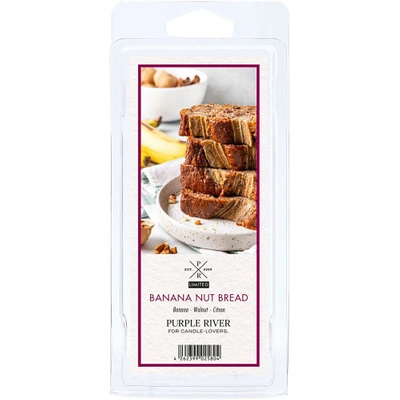 Banana Nut Bread Purple River Cera di soia profumata per camino banana bread 50 g