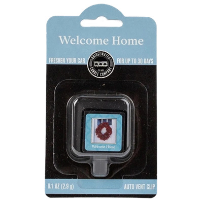 Car fragrance Welcome Home Bridgewater Candle AutoClip