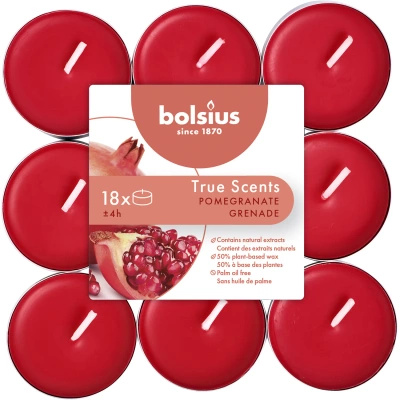 Bolsius True Scents bougies chauffe-plat parfumées 18 pcs - Grenade