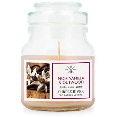 Sojos kvapo žvakė stiklinėje rytietiška vanilė Noir Vanilla Oudwood Purple River 113 g