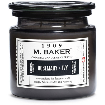 Sojová vonná svíčka lékárenská dóza 396 g Colonial Candle M Baker - Rosemary Ivy
