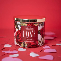 Valentijnsdag sojakaars Love Colonial Candle Liefde