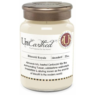Candleberry soy scented candle 623g - Biscotti Royale