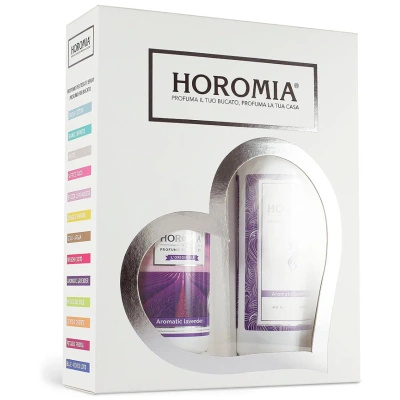 Set regalo profumo per bucato e fragranza per tessuti Aromatic Lavender Horomia 2 pz. x 250ml