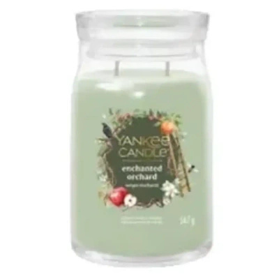 Yankee Candle Signature grote herfst geurkaars in glazen pot 567g - Enchanted Orchard Enchanted Orchard