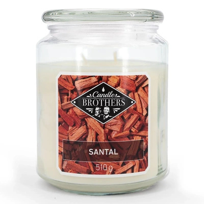 Didelė kvapioji žvakė stiklinėje Santal Candle Brothers 510 g