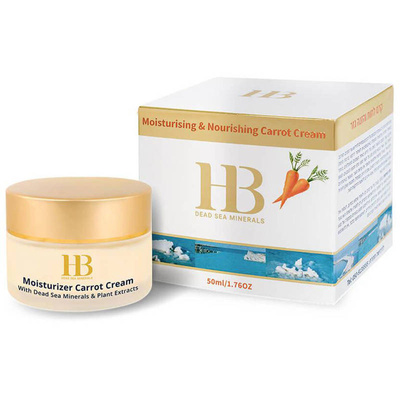 Crema de zanahoria hidratante y nutritiva 50 ml a base de minerales del Mar Muerto Health & Beauty