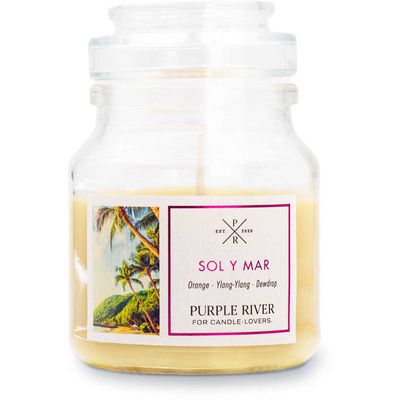 Bougie de soja parfumée Sol y Mar Purple River 113 g