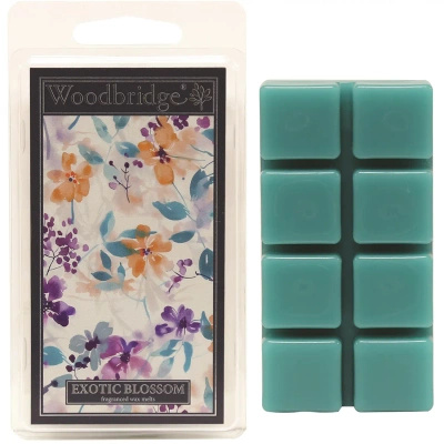 Cera profumata per caminetto ai fiori Exotic Blossom Woodbridge Candle Fiore esotico 68 g